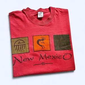 Vintage 1990s Western New Mexico Graphic T-Shirt L